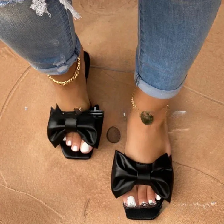 Annalise - Trendy Bow Flat Sandals for Women