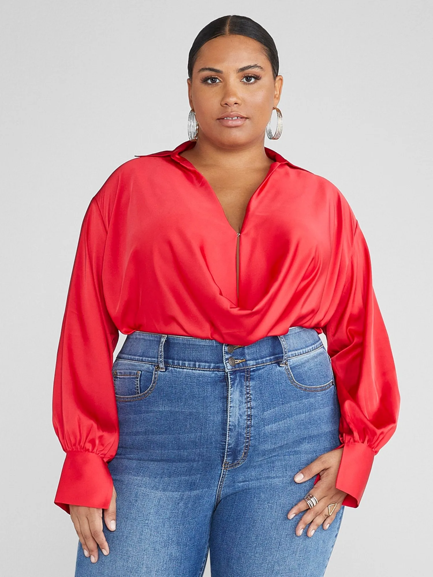 Fashion To Figure - Tania Cowl Neck Blouse