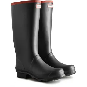 Hunter Womens Unisex Black UFT4008RMA-BLK Argyll Full Knee Wellington Boots