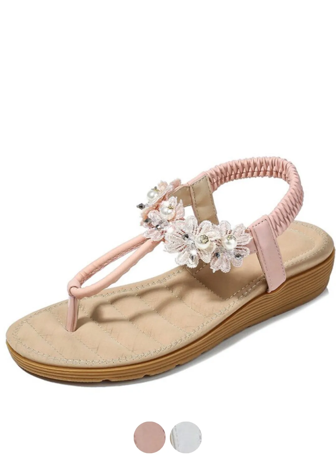 Pilar Women's Comfortable Sandal With Elastic Band