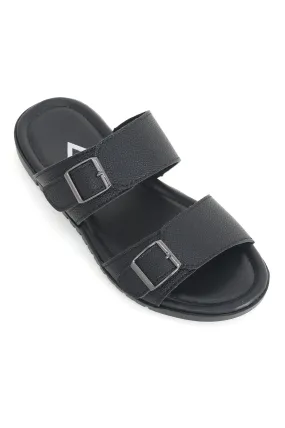 STRIDE FLEX MEN'S SSANDALS-BLACK